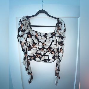 Brand New With Tags- Abercrombie Long Sleeve Top